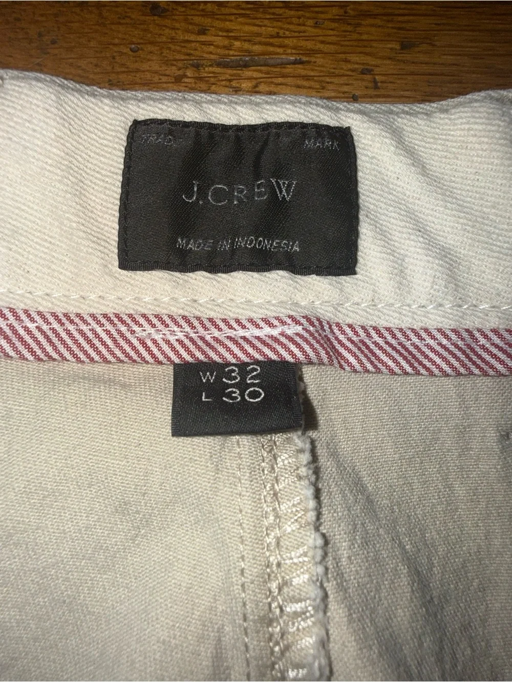 J. Crew Men's Light Cream Chinos 32 x30